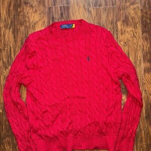Ralph Lauren Vibrant Red Crewneck Sweater